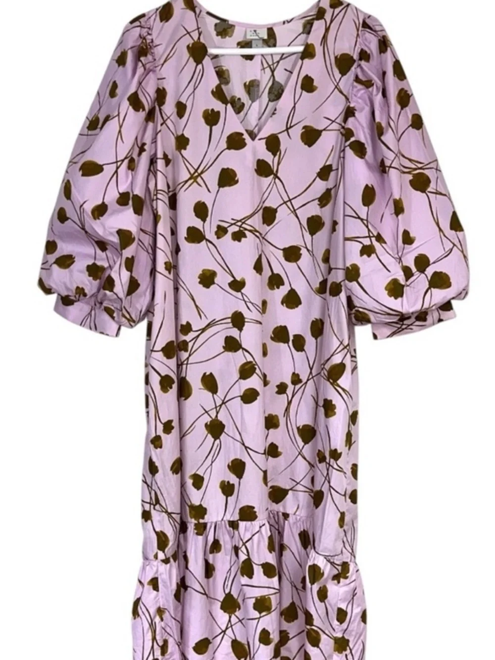 Target A New Day Puff Sleeve High low Dress - Picture 2 of 3